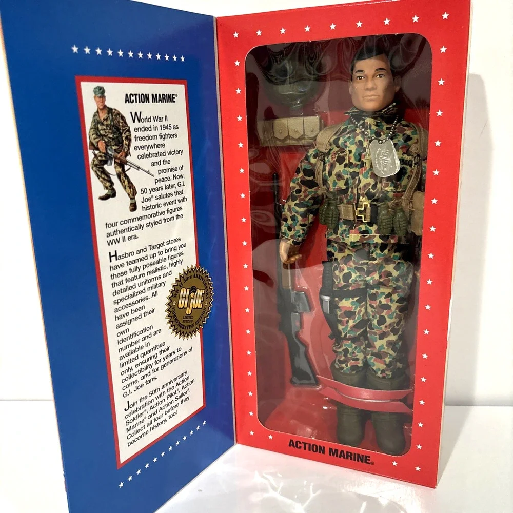 Vintage 1995 GI Joe Action Marine WWII 50th Anniversary Commemorative Edit. NIB